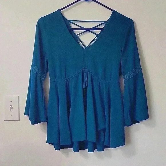 NO BOUNDRIES western blue shirt size small 3-5 - Picture 1 of 6